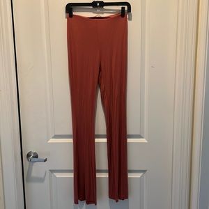 Bootcut orange fall pants